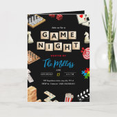 ゲームナイトパーティーの招待状 / 新築祝いパーティー 招待状 (正面)