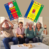 ゲームナイトパーティートランプのポーカーファミリーゲーム 招待状