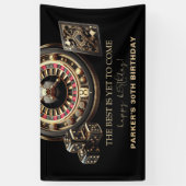 ゲームナイトパーティーパーソナライズされたハッピーバースデー 横断幕 (縦)