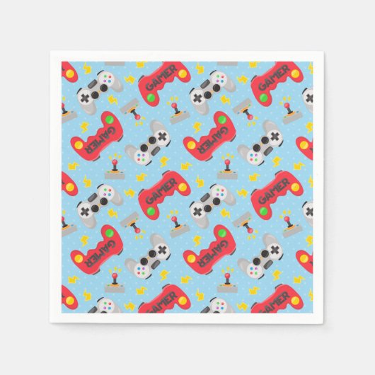 ゲームナイトパーティー スタンダードカクテルナプキン (正面)