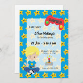 ゲームナイトパーティー 招待状 (正面/裏面)