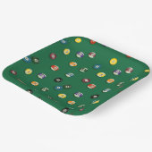 ゲームナイトビリヤードパーティー ペーパープレート (傾斜あり)