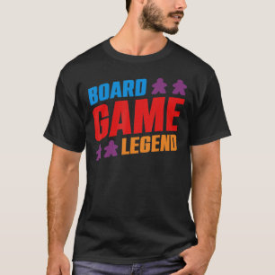 ゲームナイトボードゲームの凡例 Tシャツ