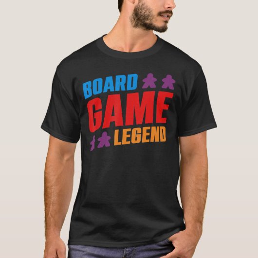 ゲームナイトボードゲームの凡例 Tシャツ (正面)