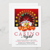 ゲームナイト招待状 招待状 (正面/裏面)