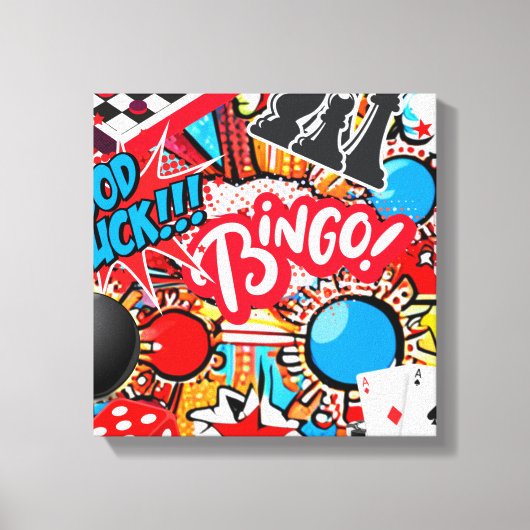 ゲームナイト キャンバスプリント (正面)