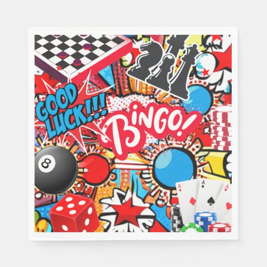 ゲームナイト スタンダードランチョンナプキン (正面)