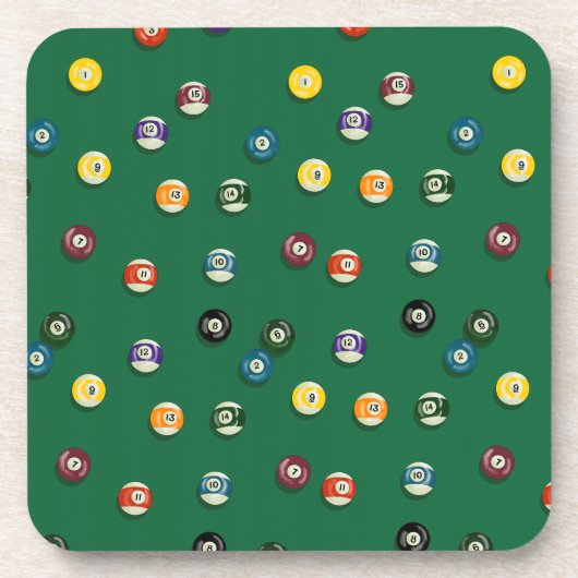 ゲームナイト ビリヤード プールテーブル プールシャーク コースター (正面)