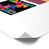 「ゲームナイト」ボードゲームアルファベットポスター ポスター (角)