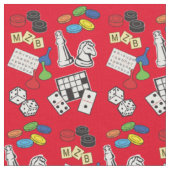 ゲームナイト、ボードゲーム、および単語のパズル ファブリック (クローズアップ)