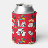 ゲームナイト、ボードゲーム、および単語のパズル 缶クーラー (缶正面)