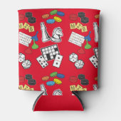 ゲームナイト、ボードゲーム、および単語のパズル 缶クーラー (正面)