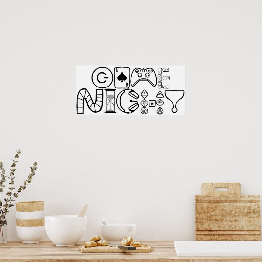 ゲームナイト ポスター (キッチン)