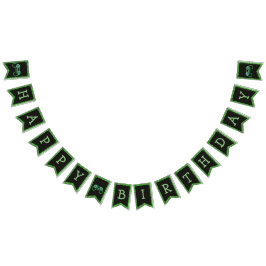 ゲームハッピーバースデーバナー バンティングフラッグ