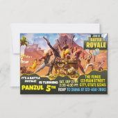 ゲームバトル招待状 招待状 (正面)