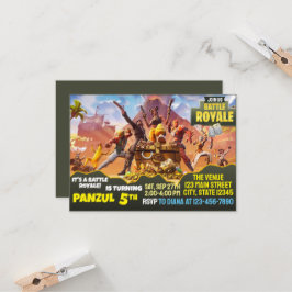 ゲームバトル招待 招待状