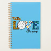 ゲームバレーボールのママLeopardの愛のために プランナー手帳 (正面)