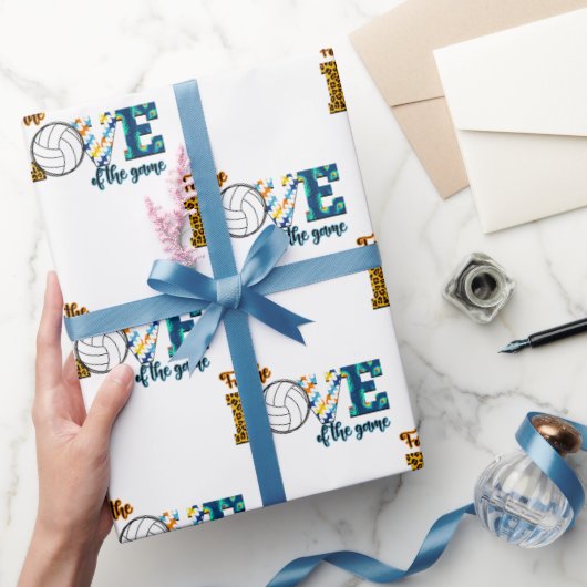 ゲームバレーボールのママLeopardの愛のために ラッピングペーパー (ギフト)