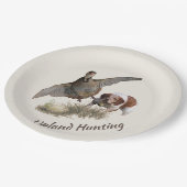 ゲームバード狩り ペーパープレート (アングル)