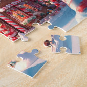 ゲームパズルクリスマスジンジャーブレッドハウス ジグソーパズル (側面)