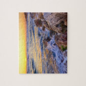 ゲームパズルビーチサンセットシーン ジグソーパズル (縦)