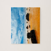 ゲームパズルビーチシーン ジグソーパズル (縦)