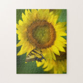 ゲームパズル – バタフライサンフラワー ジグソーパズル (縦)