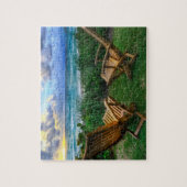 ゲームパズル-海サンセット ジグソーパズル (縦)