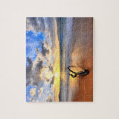 ゲームパズル-海サンセット ジグソーパズル (縦)