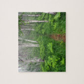 ゲームパズル – 緑豊かな緑の森 ジグソーパズル (縦)