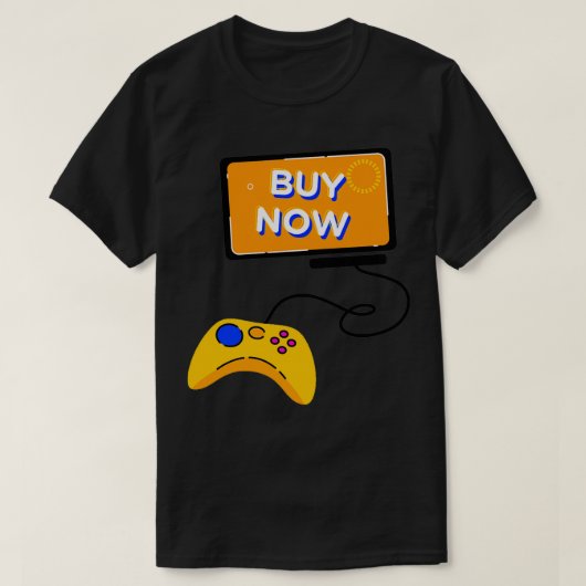 ゲームパッド Tシャツ (デザイン正面)