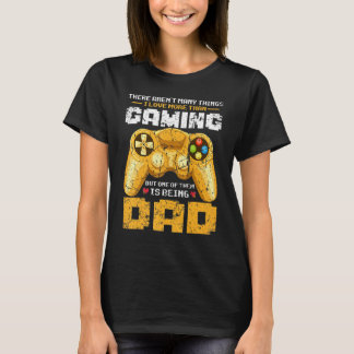 ゲームパパビデオゲーマーレトロ Tシャツ