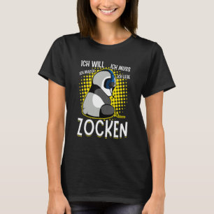 ゲームパンダゲームPcビデオゲームコンソールGamer C Tシャツ