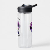 ゲームパーソナライズされたかわいいガールゲーマー中毒 ウォーターボトル (左面)