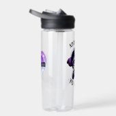 ゲームパーソナライズされたかわいいガールゲーマー中毒 ウォーターボトル (右面)