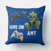 ゲームパーソナライズされたオンゲーマー クッション (正面)