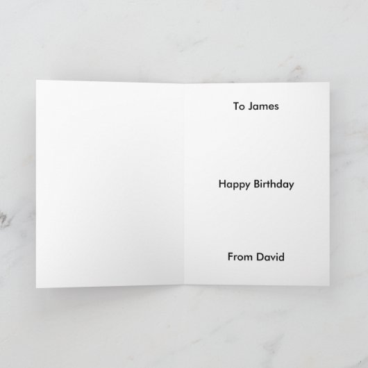 ゲームパーソナライズされたコントローラ誕生日カード カード (内部)