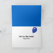 ゲームピース友達の誕生日 カード (内部)