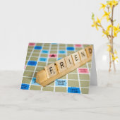 ゲームピース友達の誕生日 カード (黄色い花)