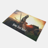 ゲームファンタジー中世マウントナイト ドアマット (アングル)