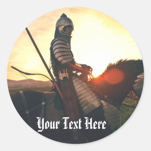 ゲームファンタジー中世マウントナイト ラウンドシール (正面)