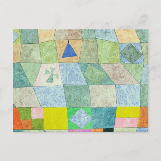 ゲームフレンドリー, 1933 by Paul Klee ポストカード (正面)