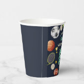 ゲームブルーキッズボーイズスポーツ10誕生日 紙コップ (右)