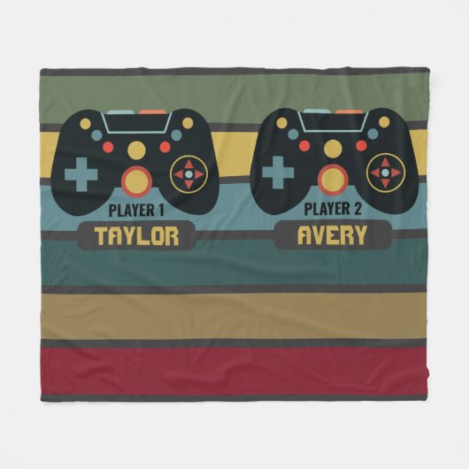 ゲームプレーヤーフリースブランケット フリースブランケット (正面(横))