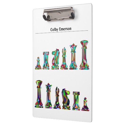 ゲームプレーヤーレインボーチェス駒カスタム文字 クリップボード (左)