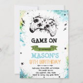 ゲームボーイ テーマの招待状 招待状 (正面)