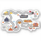 ゲームボードマップ シール (正面)