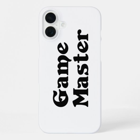 ゲームマスター iPhoneケース (裏面)
