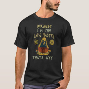 ゲームマスターRpg D20サイコロロール遊ズのゲームボードG Tシャツ