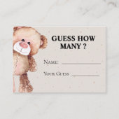 ゲームモダンカードの数を推測するのをほぼ待つことができる エンクロージャーカード (正面)